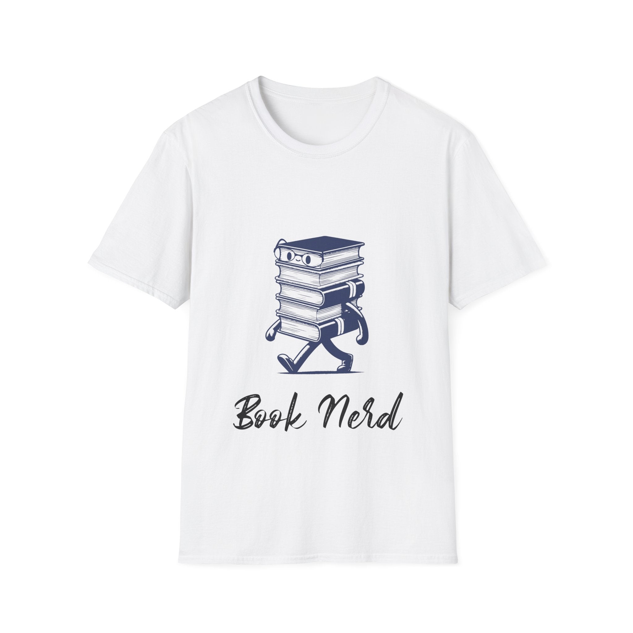 Book Nerd Unisex Softstyle T-Shirt