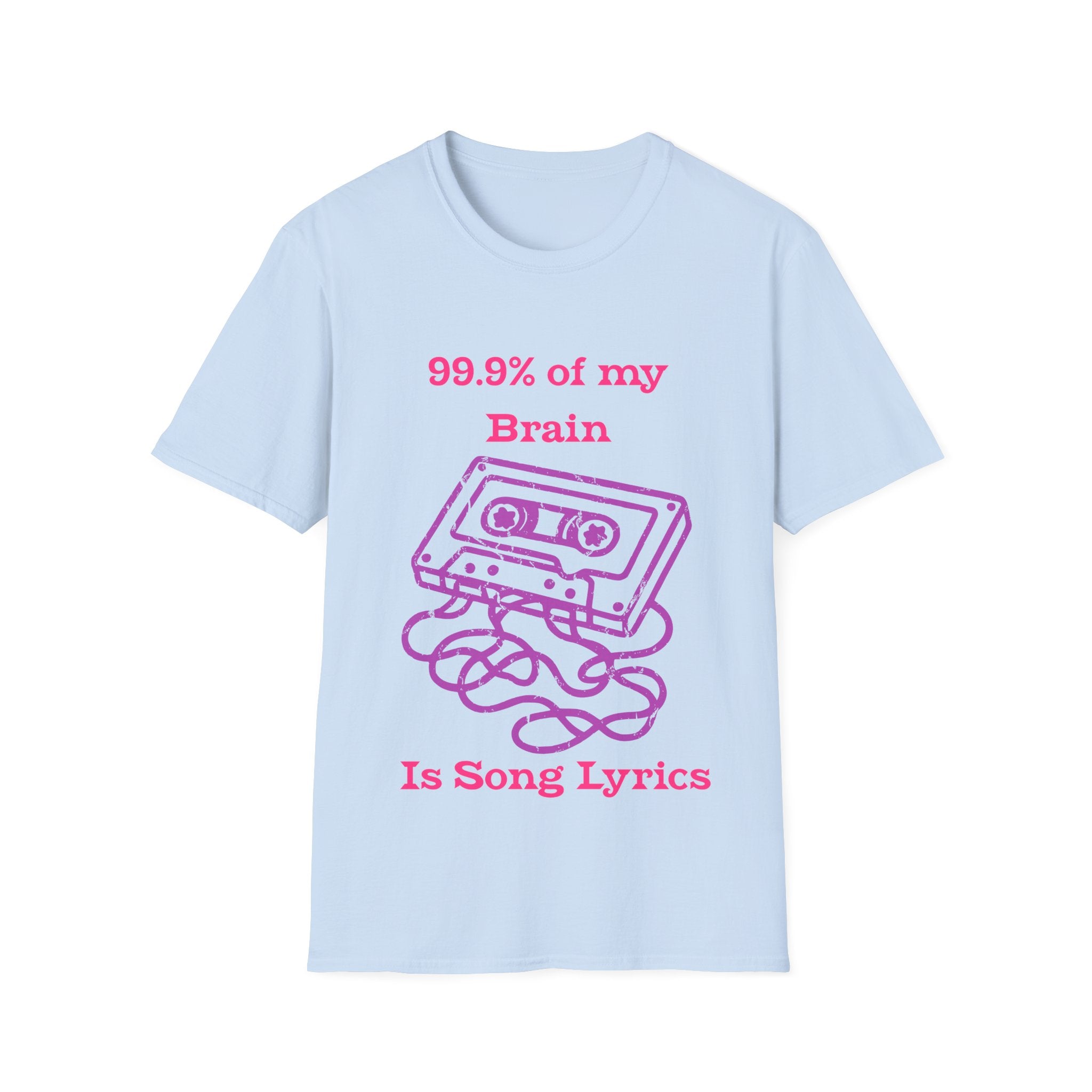 99.9% Lyrics Unisex Softstyle T-Shirt