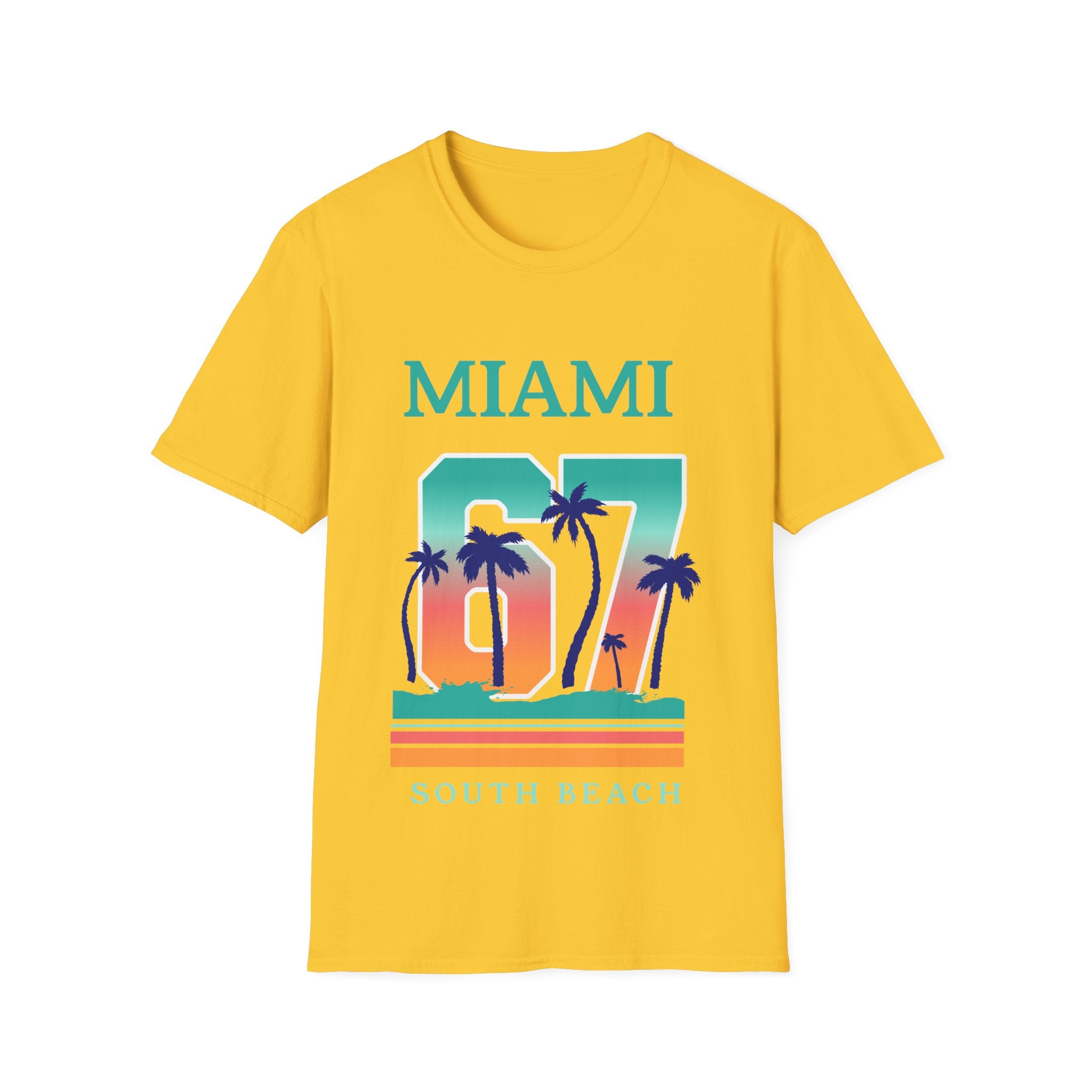 Miami South Beach Unisex Softstyle T-Shirt