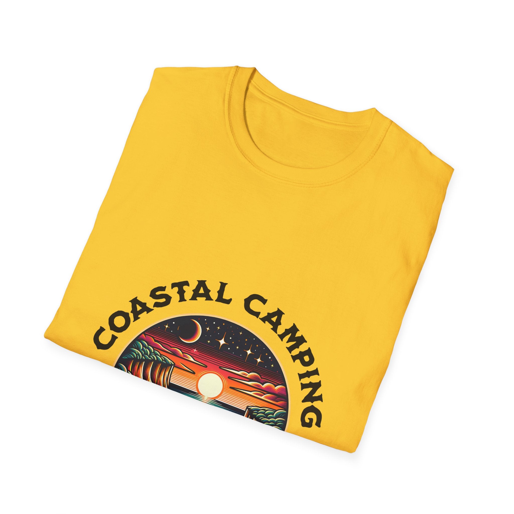 Coastal Camping Unisex Softstyle T-Shirt