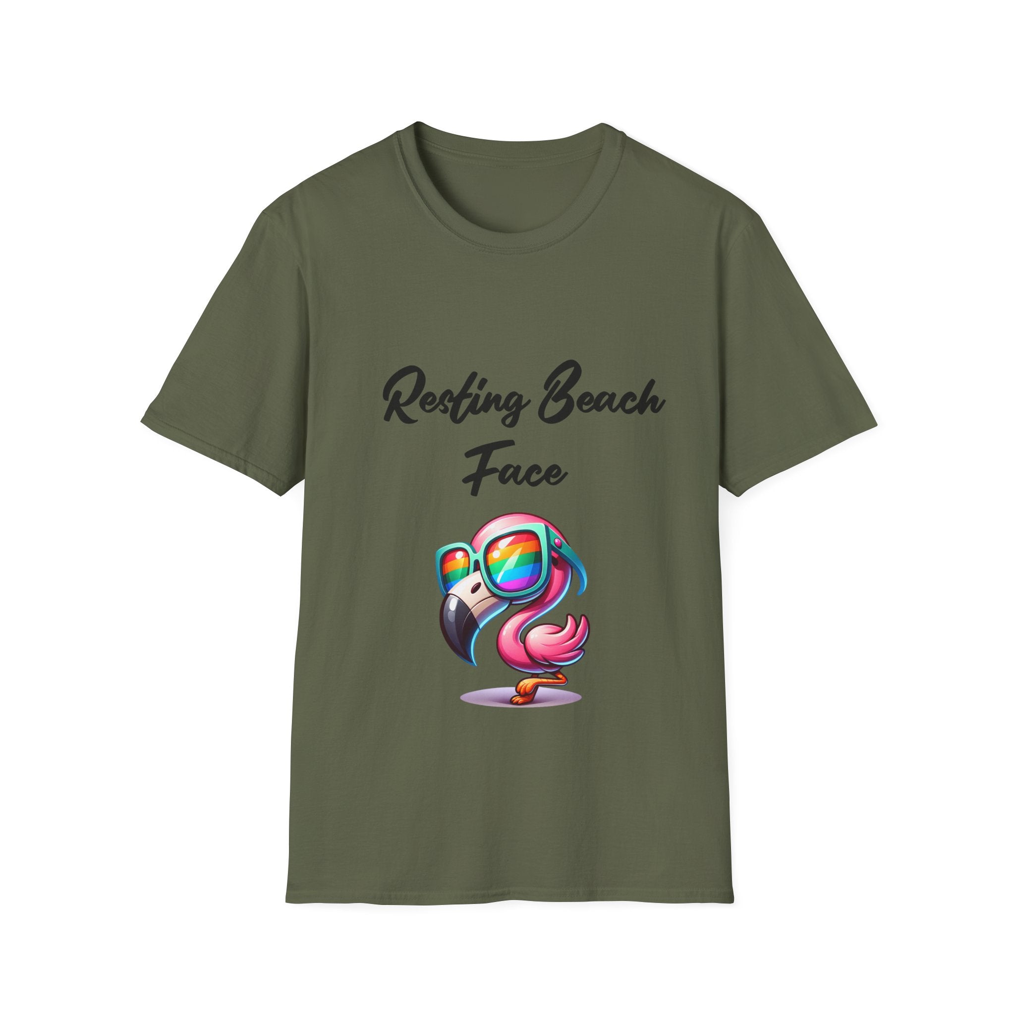 Beach Face Unisex Softstyle T-Shirt
