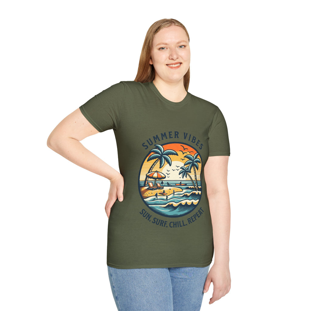 Summer Vibes Unisex Softstyle T-Shirt