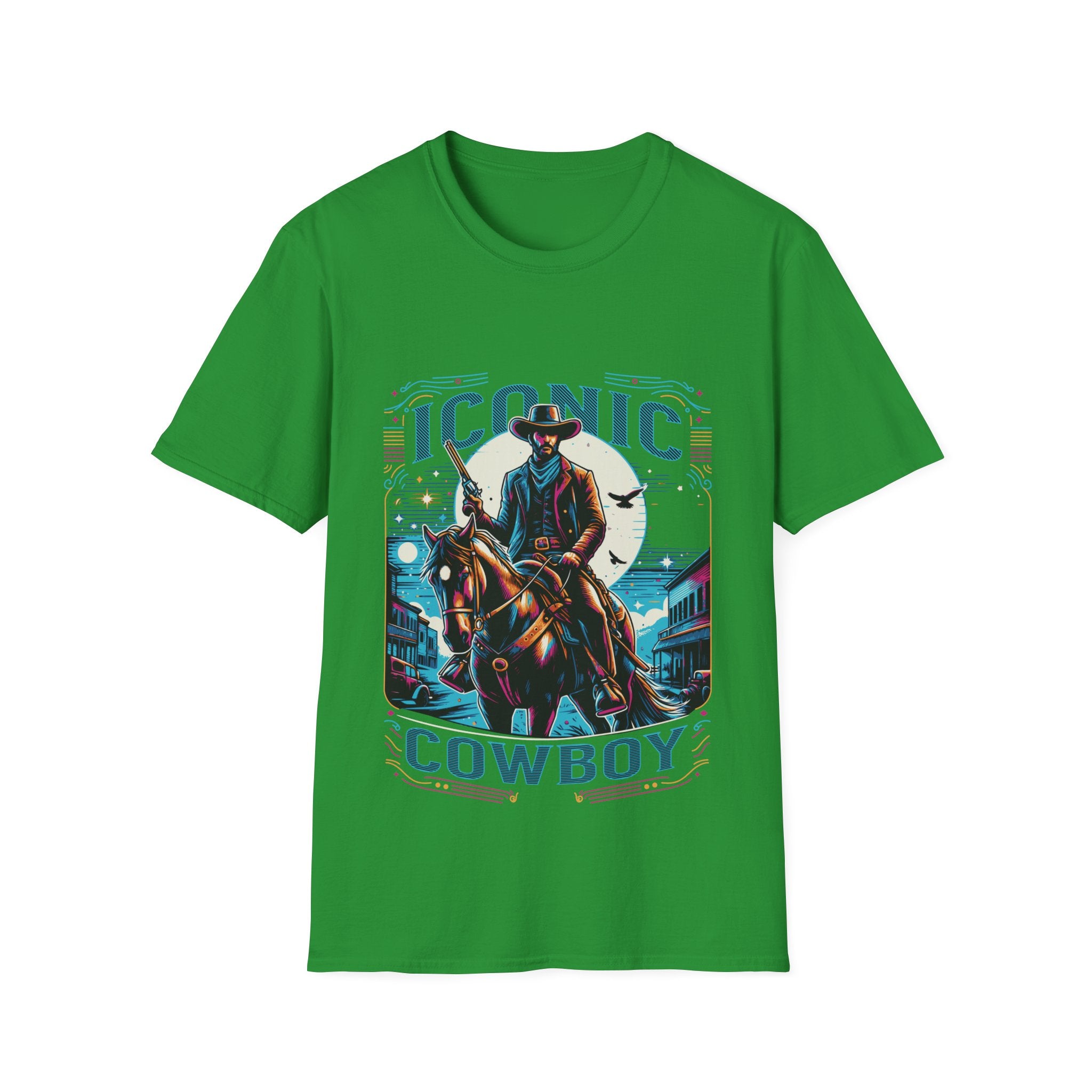 Iconic Cowboy Unisex Softstyle T-Shirt