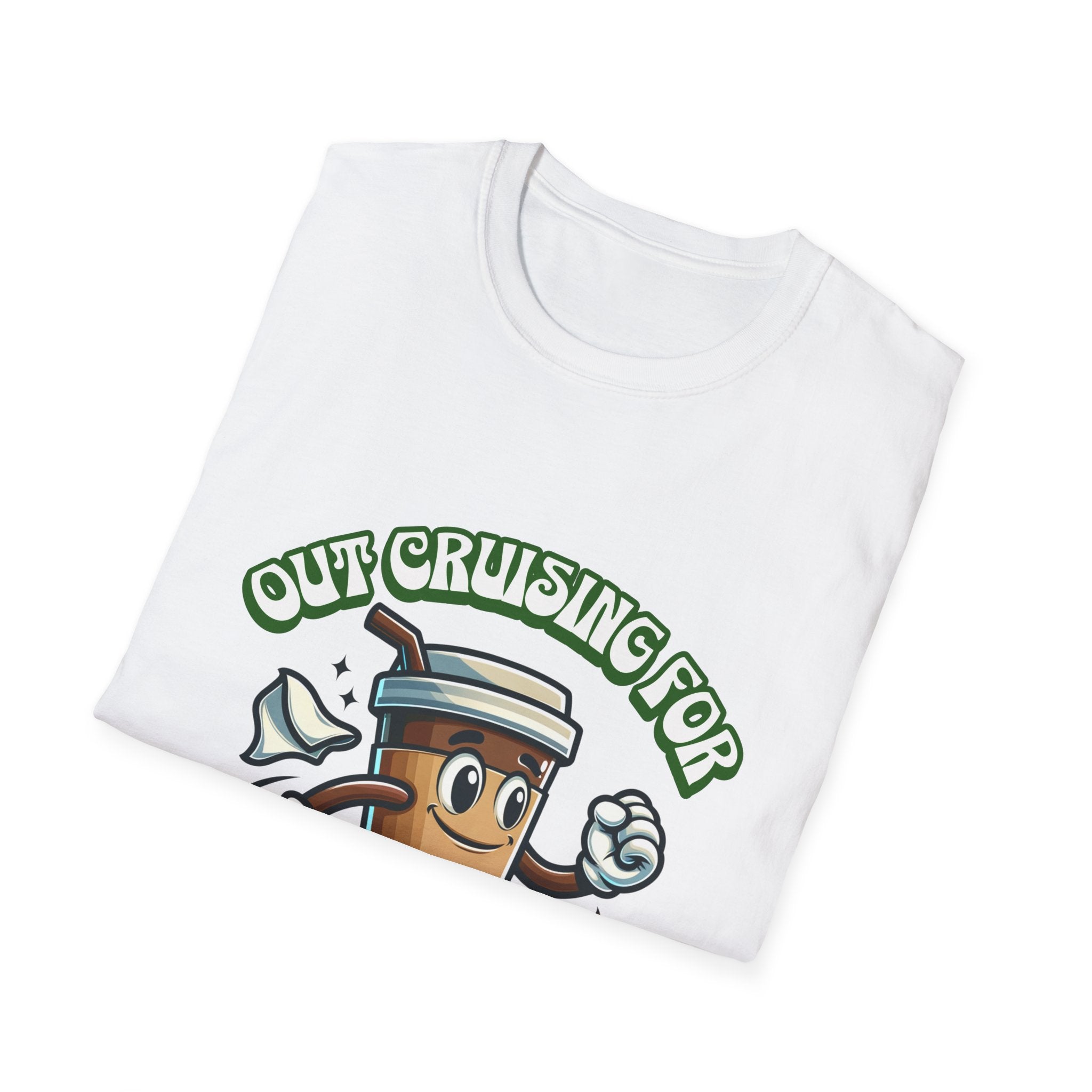 Cruising for Coffee Unisex Softstyle T-Shirt