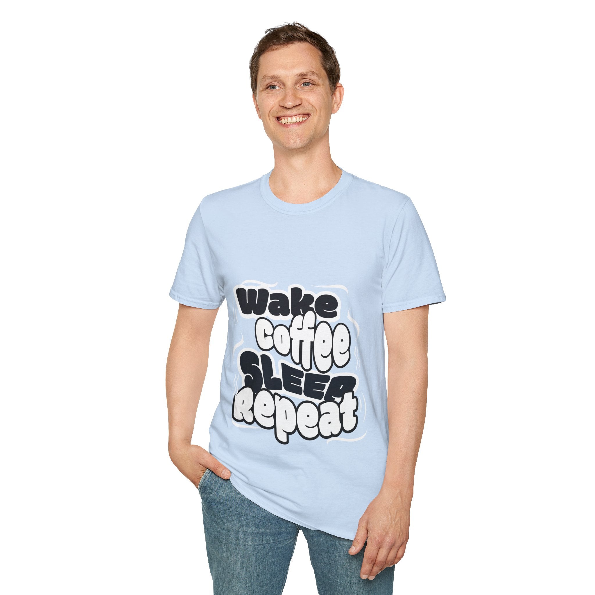 Wake Coffee Unisex Softstyle T-Shirt