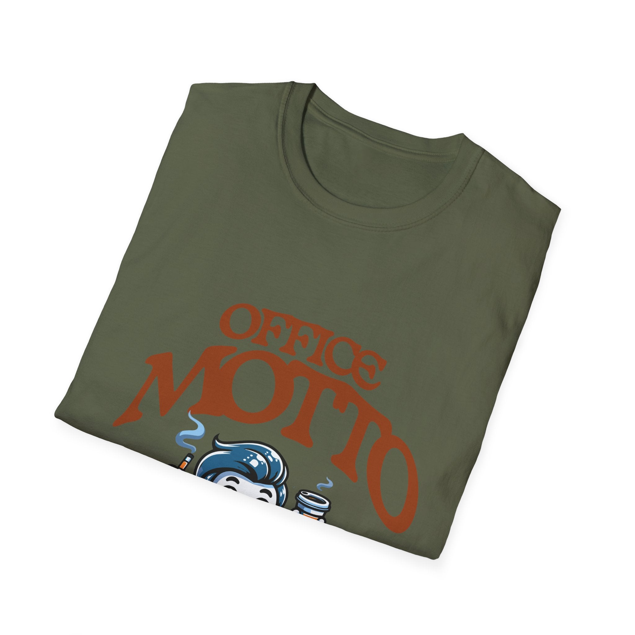 Office Motto Unisex Softstyle T-Shirt