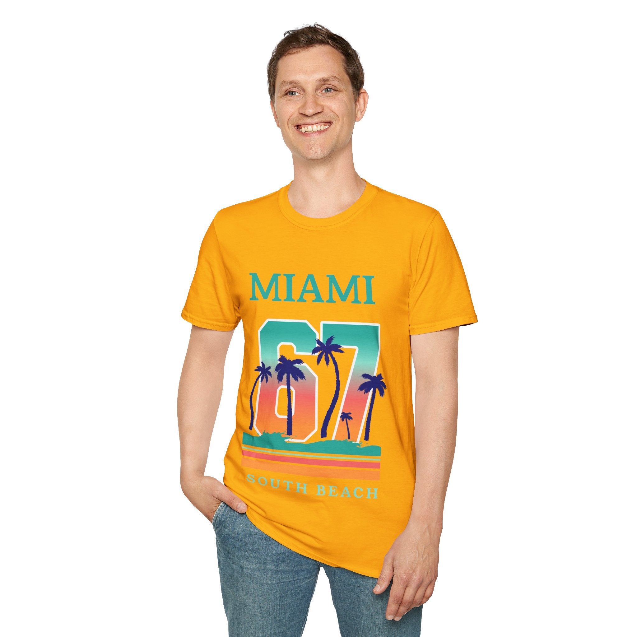 Miami South Beach Unisex Softstyle T-Shirt