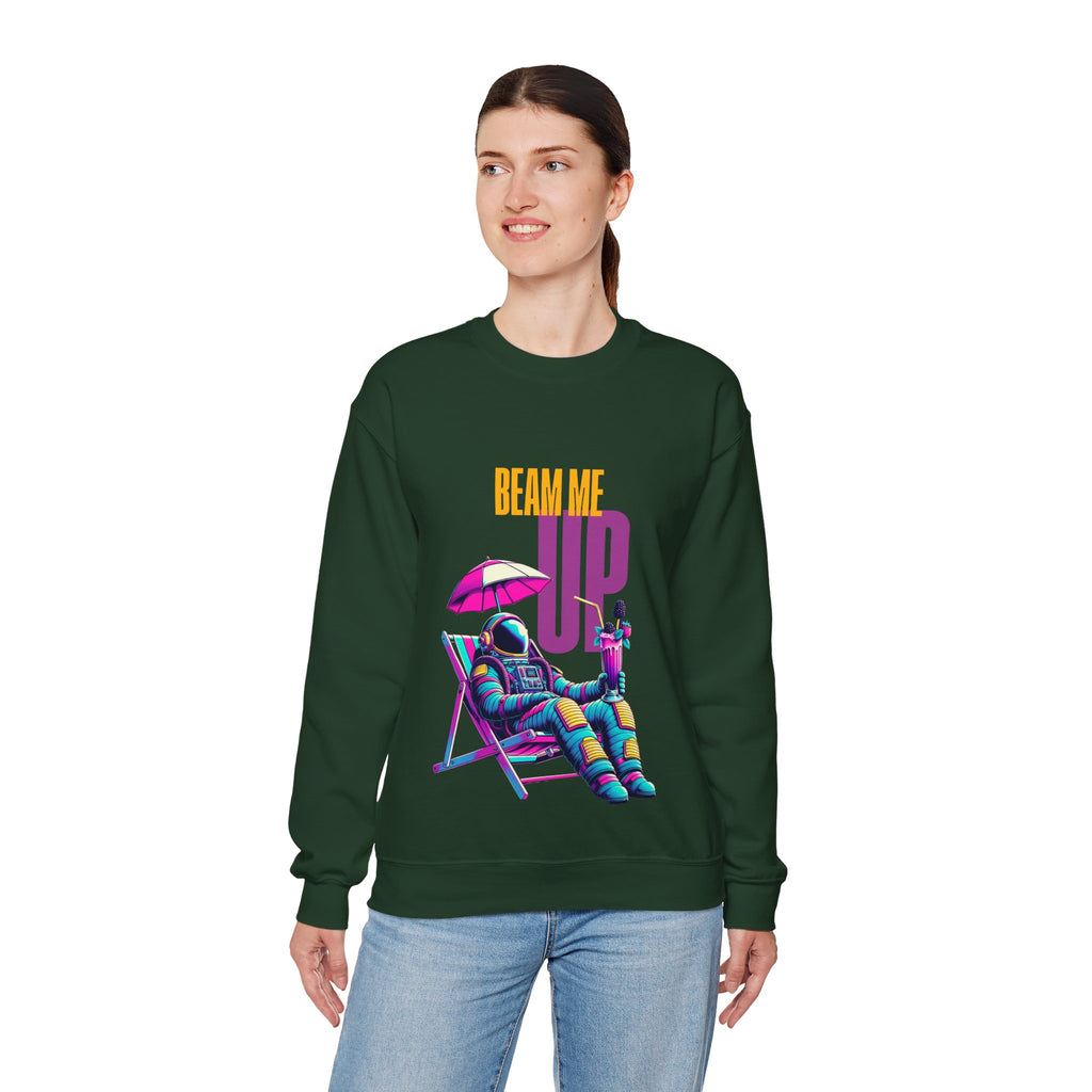 Beam Me Up Unisex Heavy Blend™ Crewneck Sweatshirt
