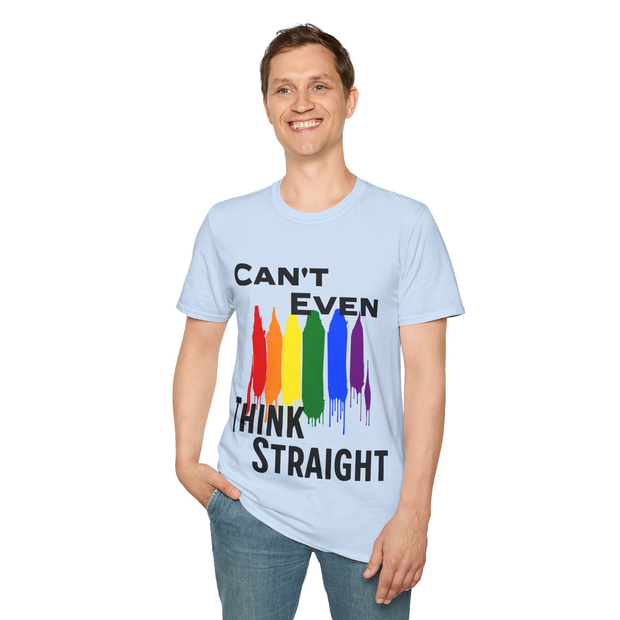 Think Straight Unisex Softstyle T-Shirt