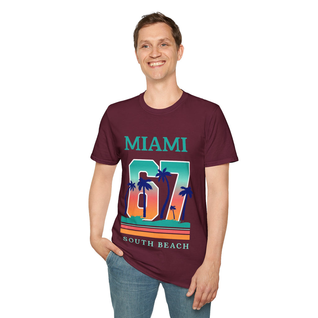 Miami South Beach Unisex Softstyle T-Shirt