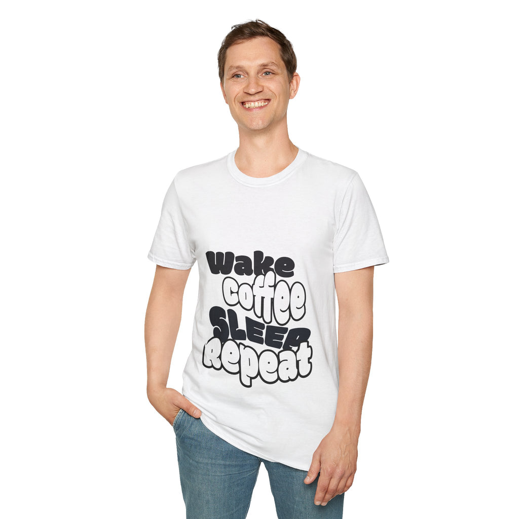 Wake Coffee Unisex Softstyle T-Shirt