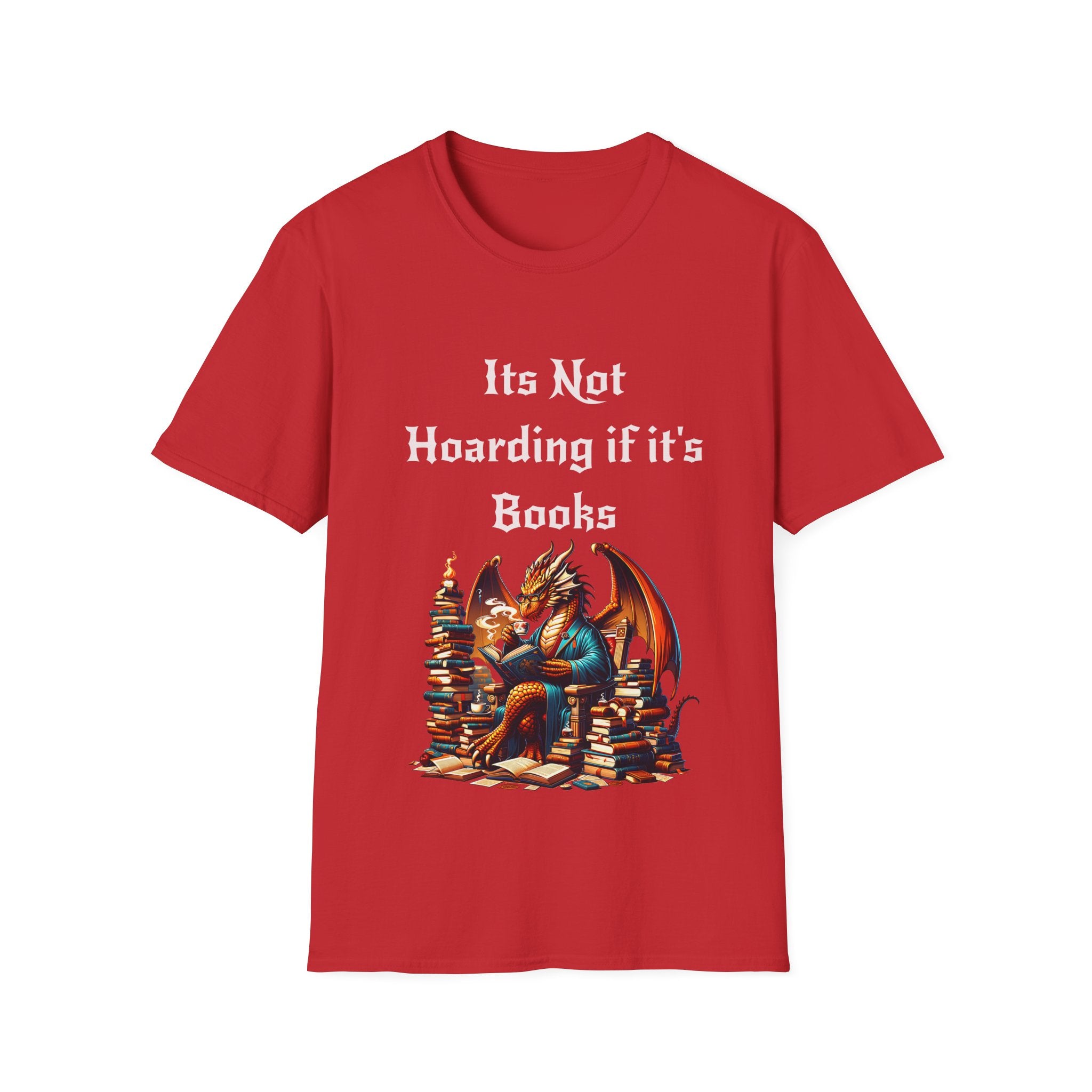 Hoarding Books Unisex Softstyle T-Shirt