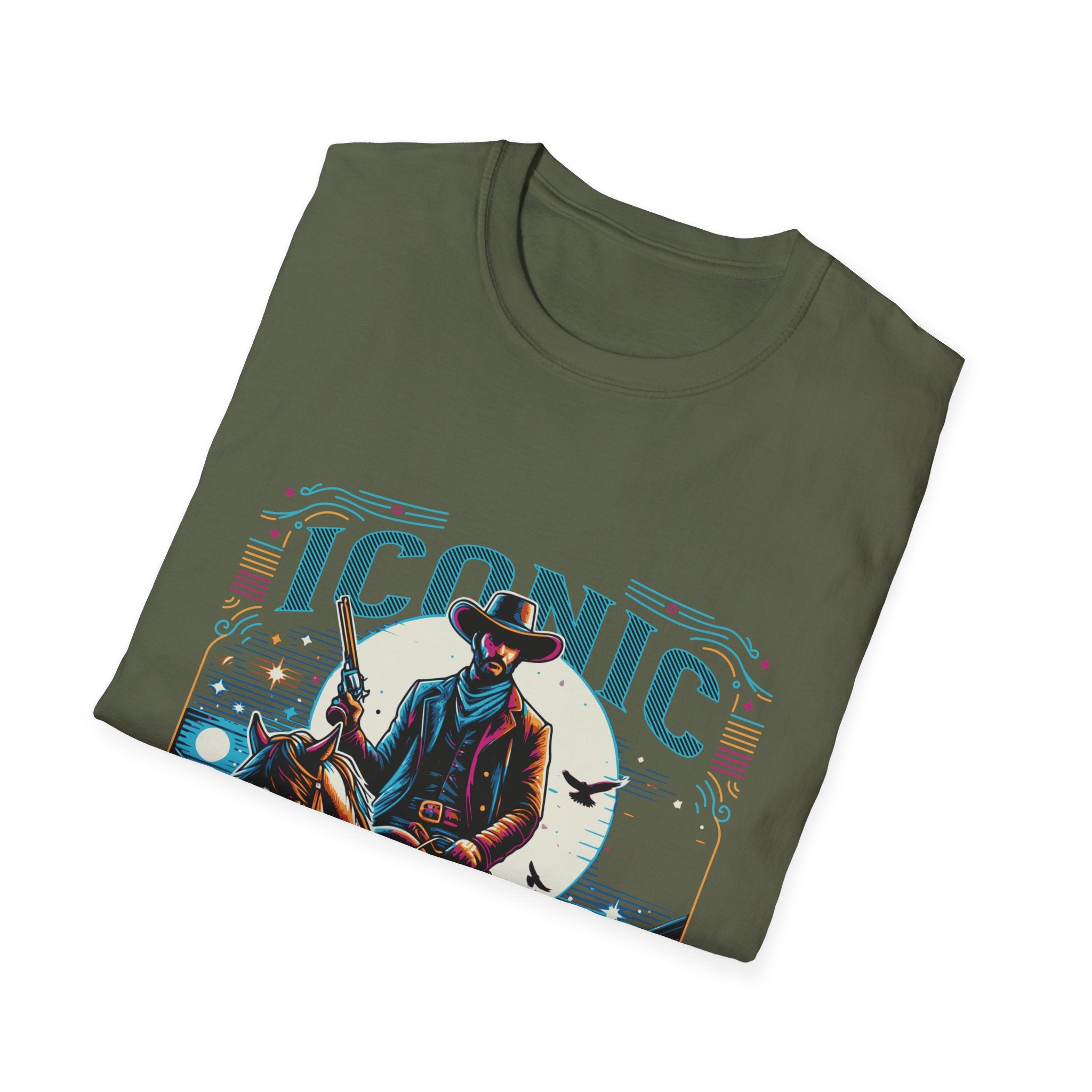 Iconic Cowboy Unisex Softstyle T-Shirt