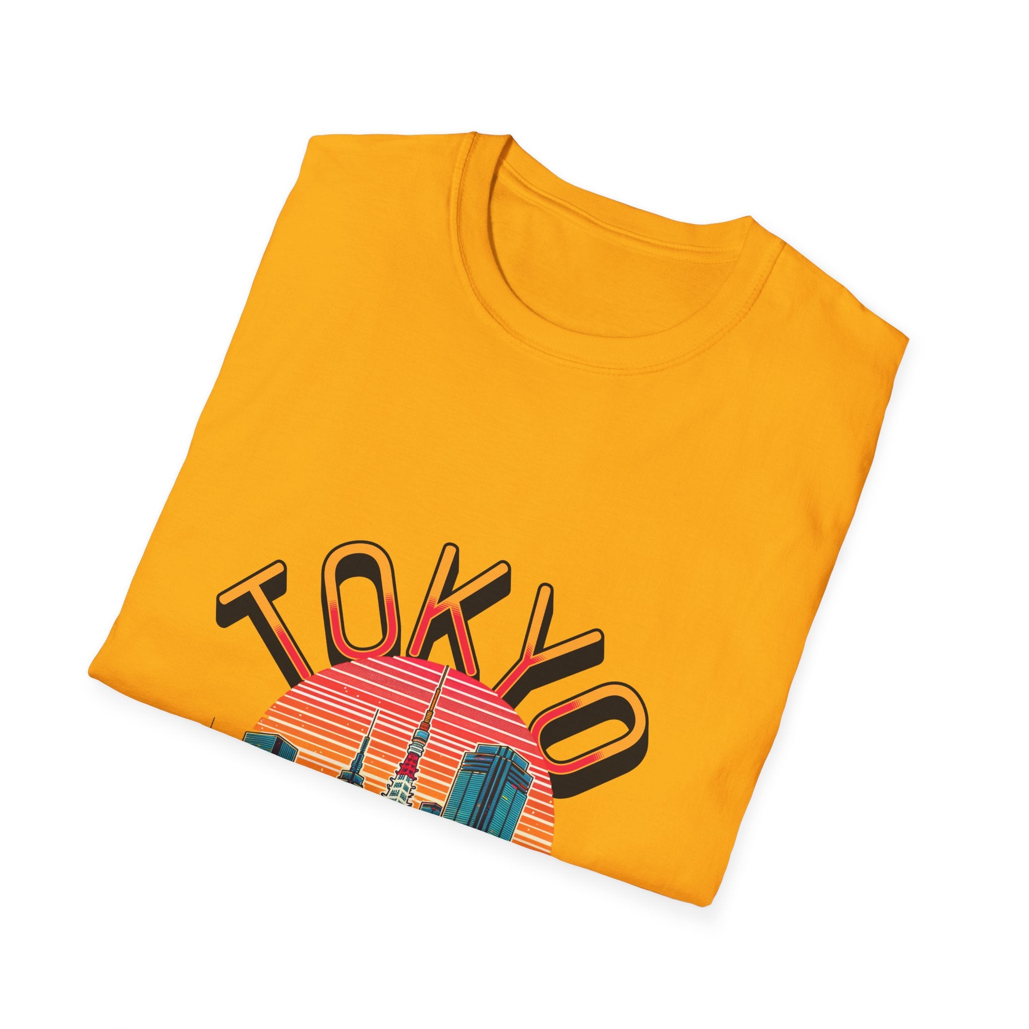 Toyko Old Meets New Unisex Softstyle T-Shirt