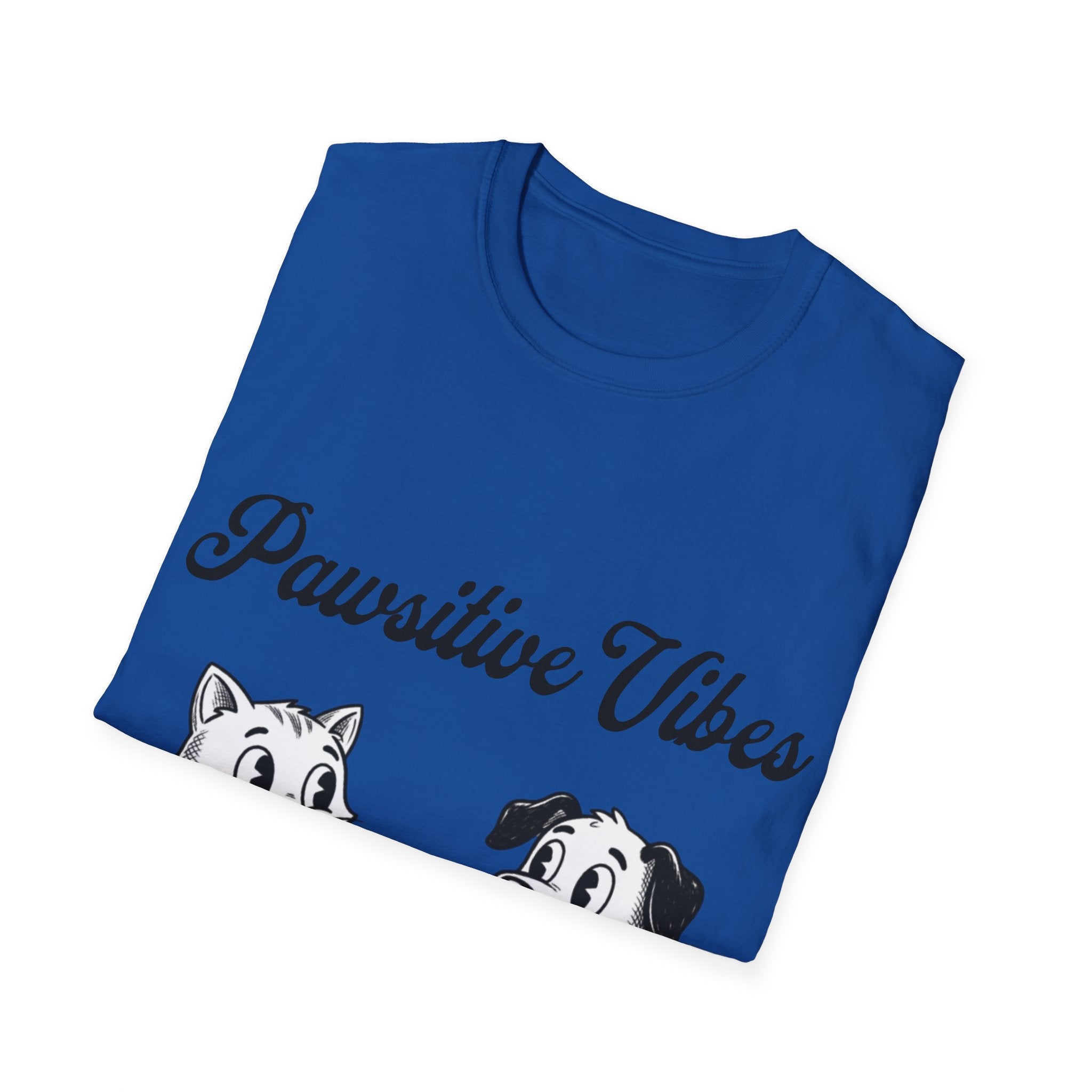 Pawsitive Vibes Unisex Softstyle T-Shirt