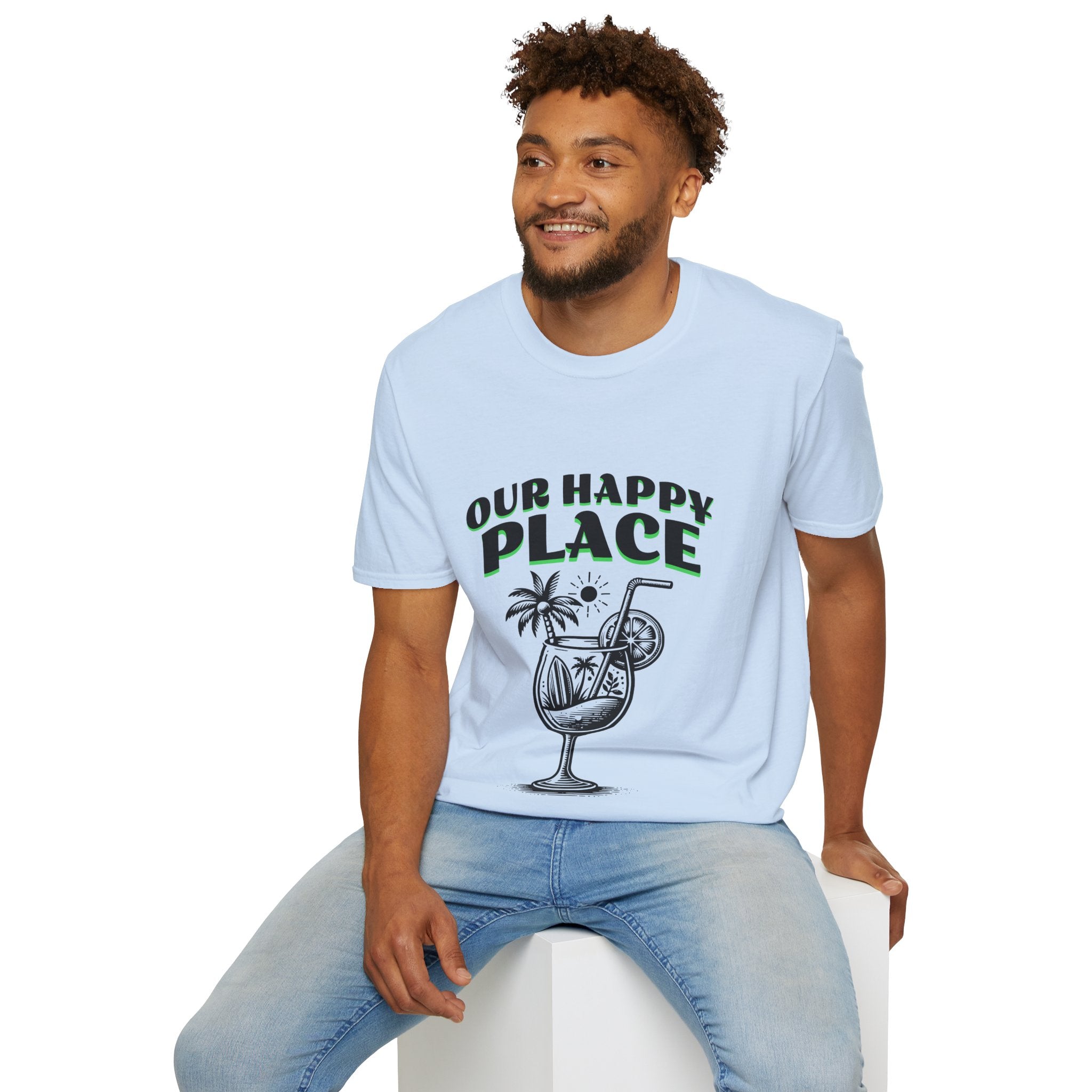Happy Place Unisex Softstyle T-Shirt