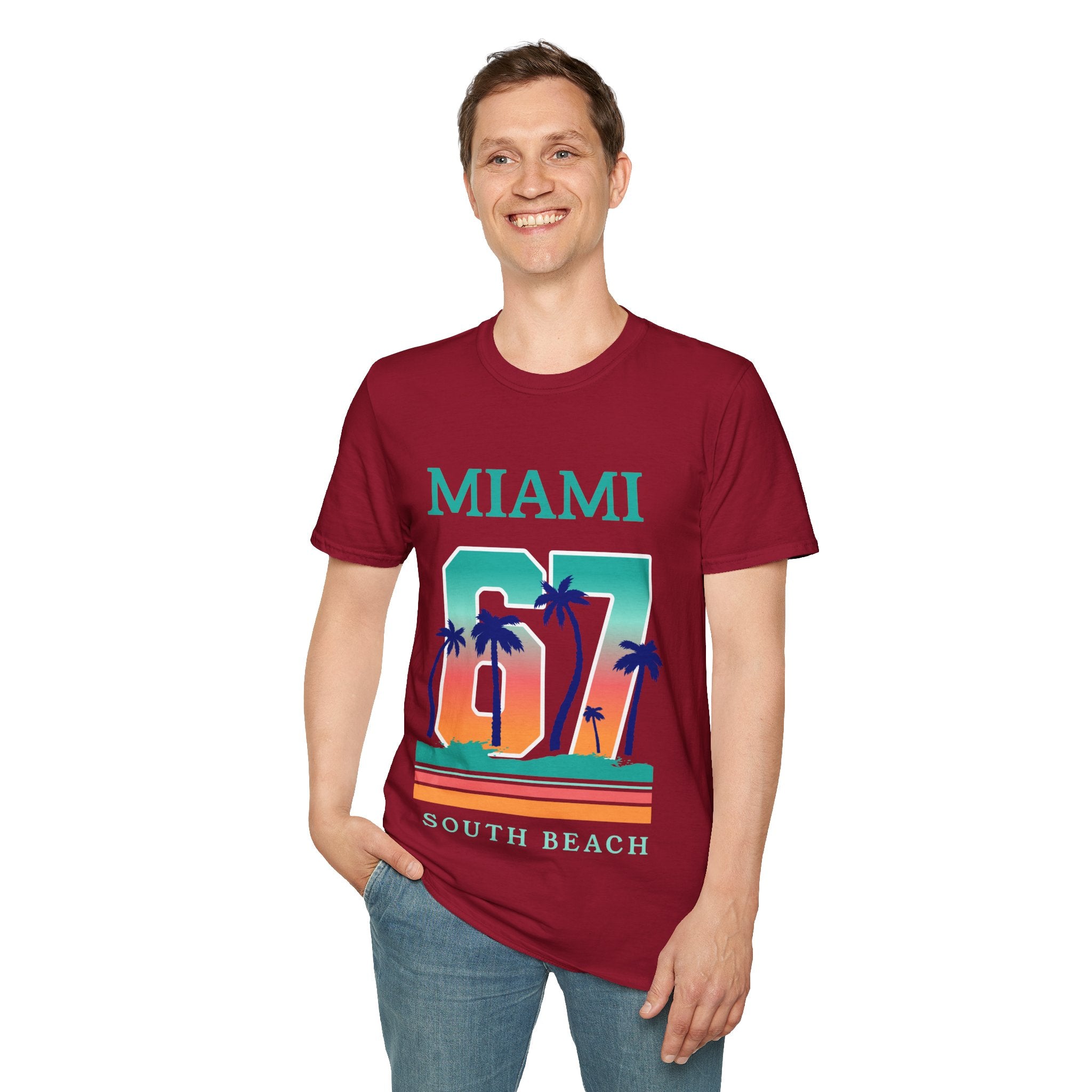 Miami South Beach Unisex Softstyle T-Shirt