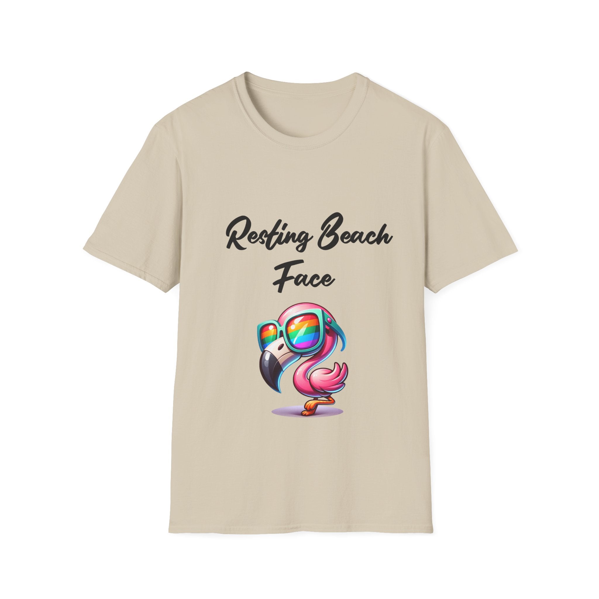 Beach Face Unisex Softstyle T-Shirt