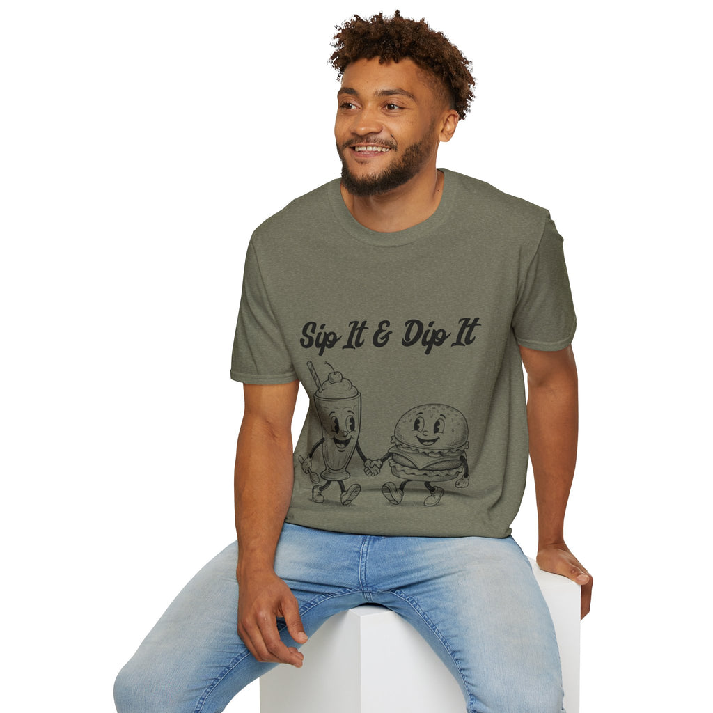 Sip it & Dip It Unisex Softstyle T-Shirt