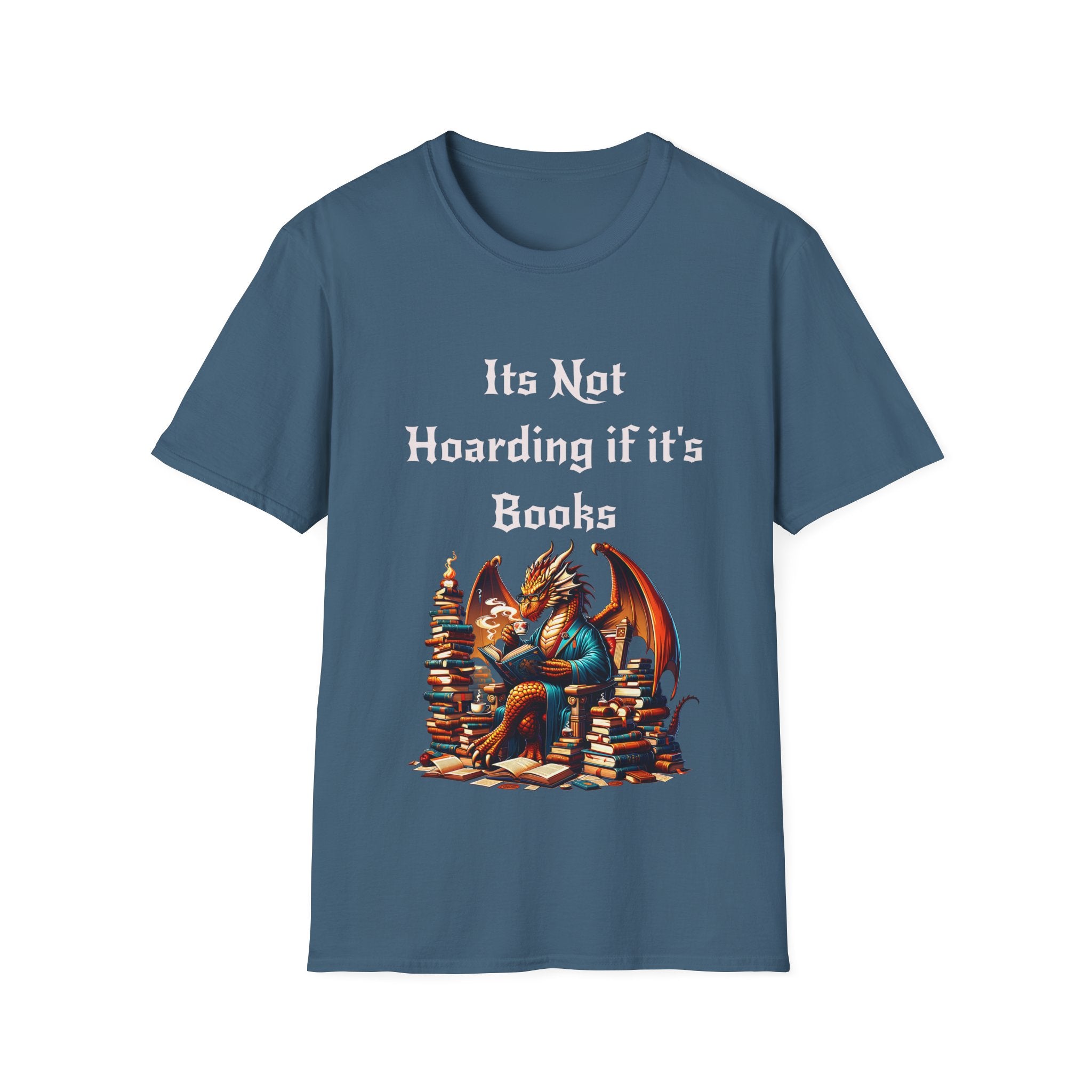 Hoarding Books Unisex Softstyle T-Shirt