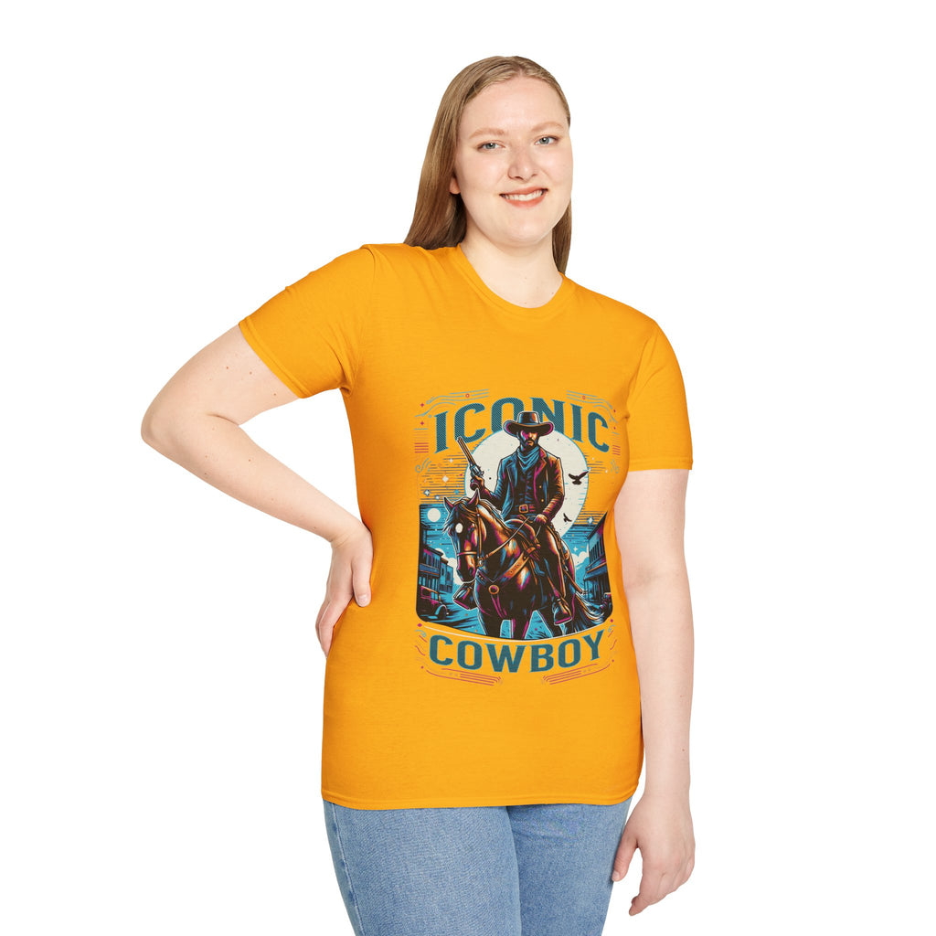 Iconic Cowboy Unisex Softstyle T-Shirt