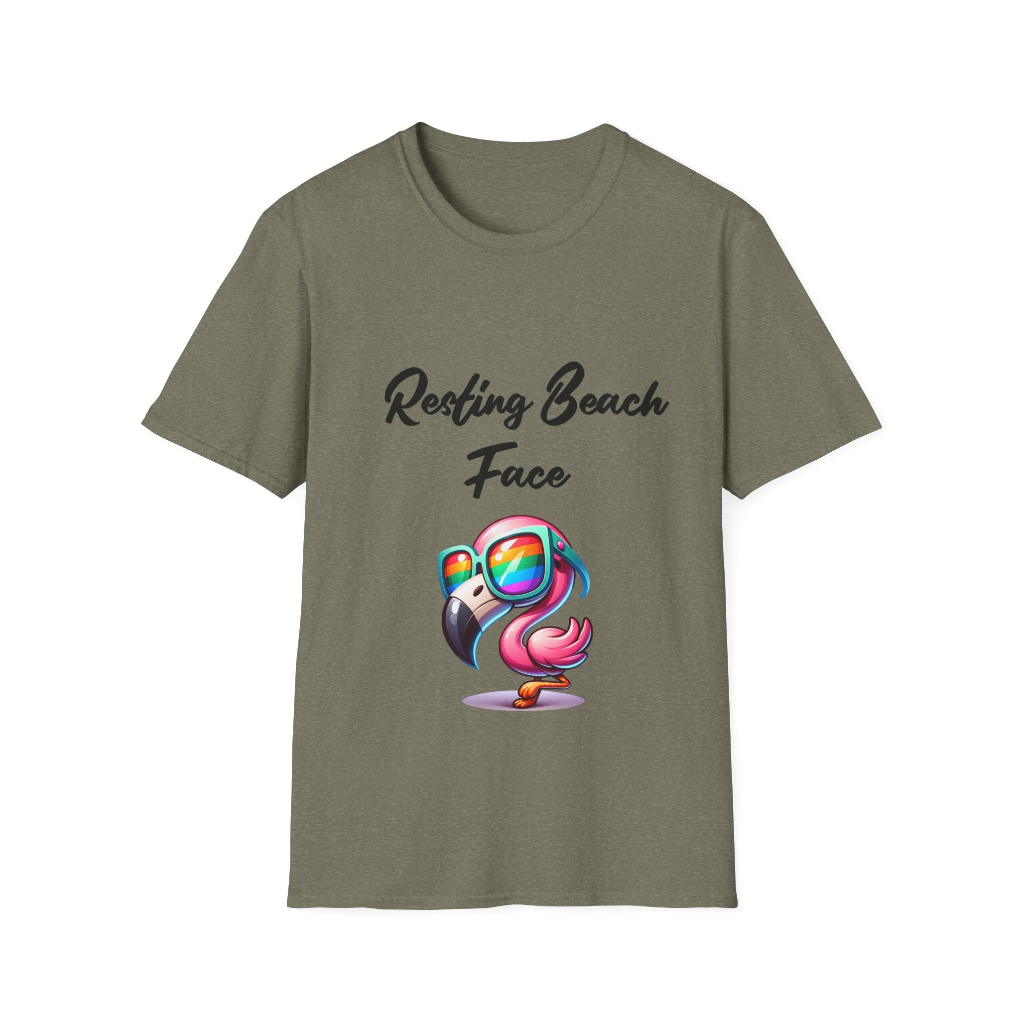Beach Face Unisex Softstyle T-Shirt