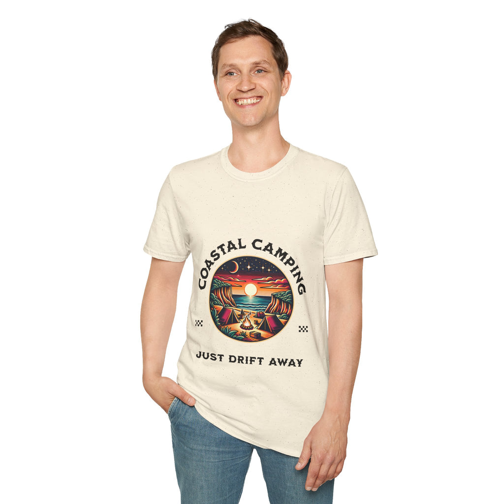 Coastal Camping Unisex Softstyle T-Shirt