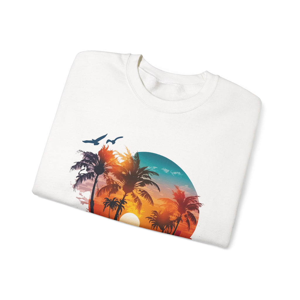 Miami Beach Unisex Heavy Blend™ Crewneck Sweatshirt
