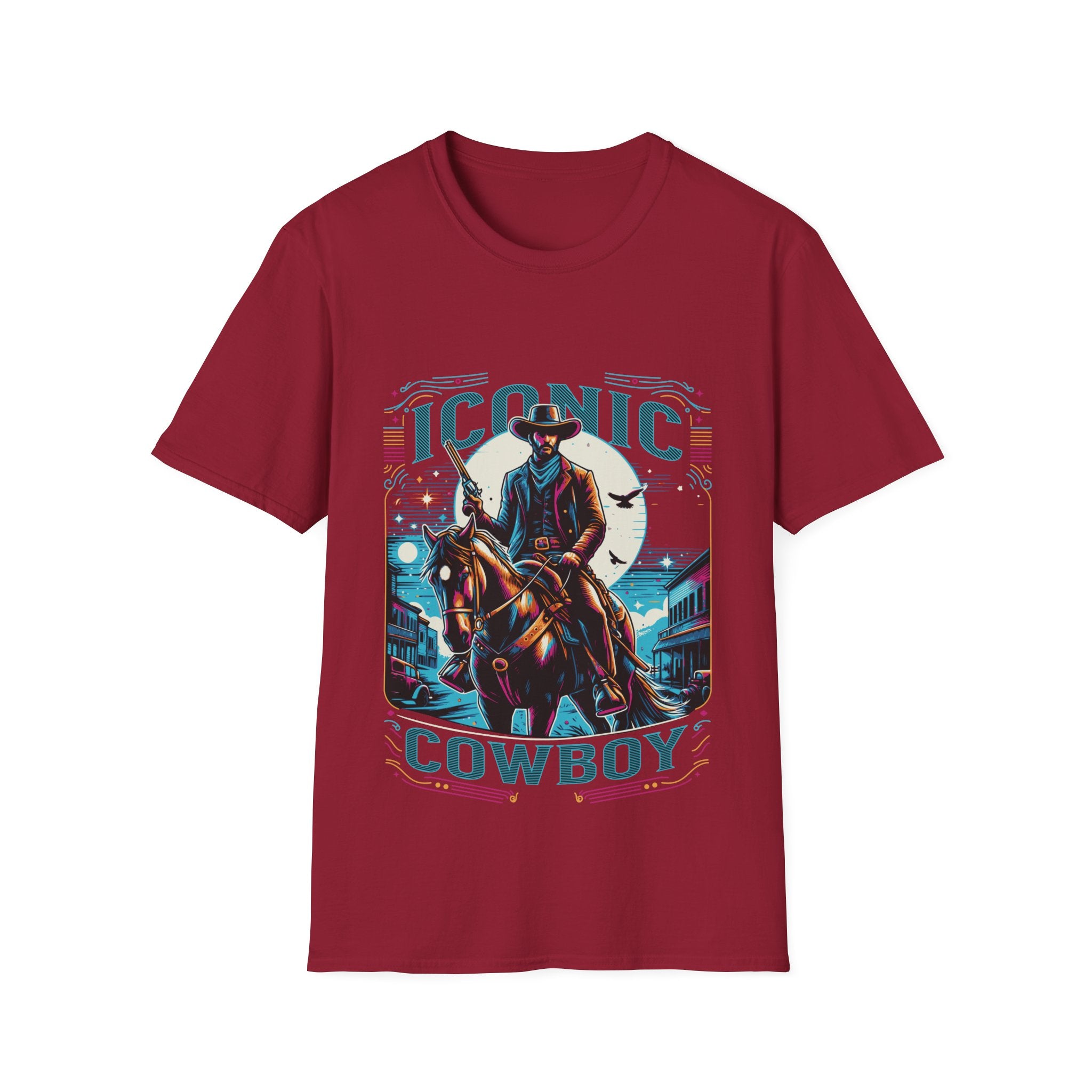 Iconic Cowboy Unisex Softstyle T-Shirt