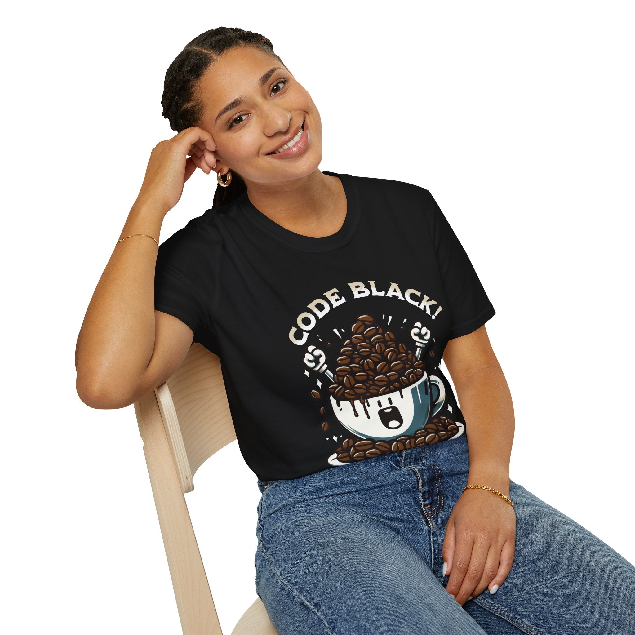 Code Black Unisex Softstyle T-Shirt