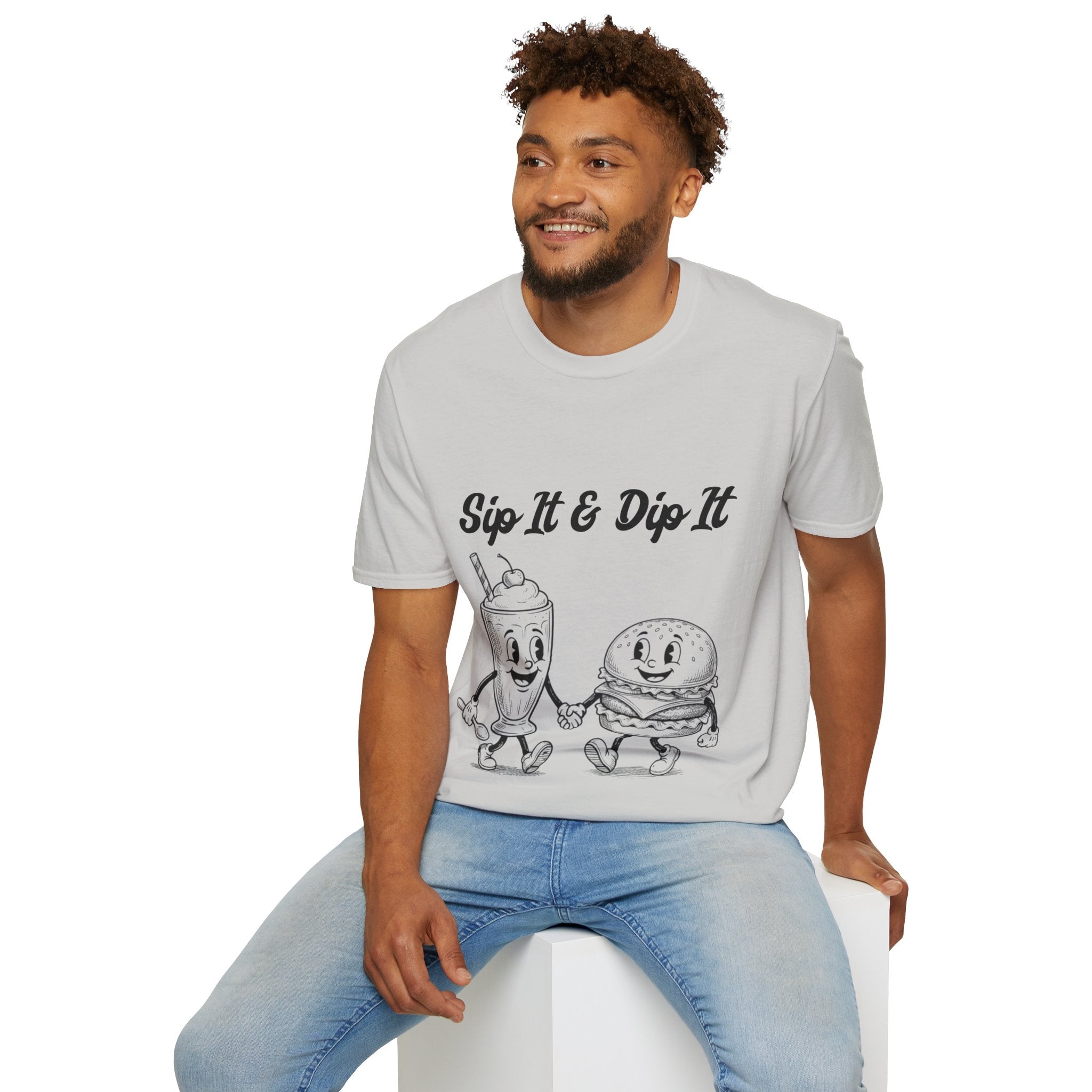 Sip it & Dip It Unisex Softstyle T-Shirt