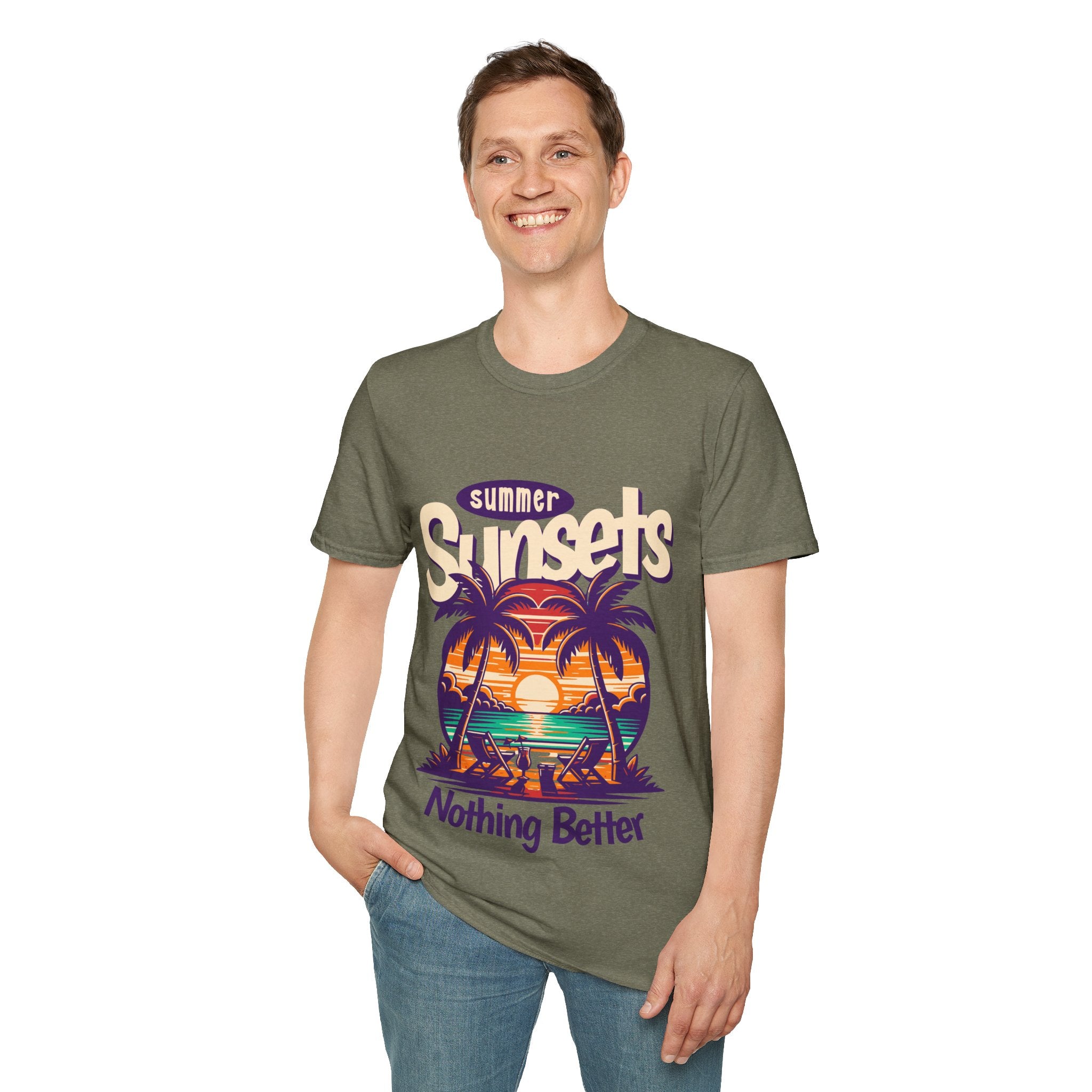 Summer Sunsets Unisex Softstyle T-Shirt