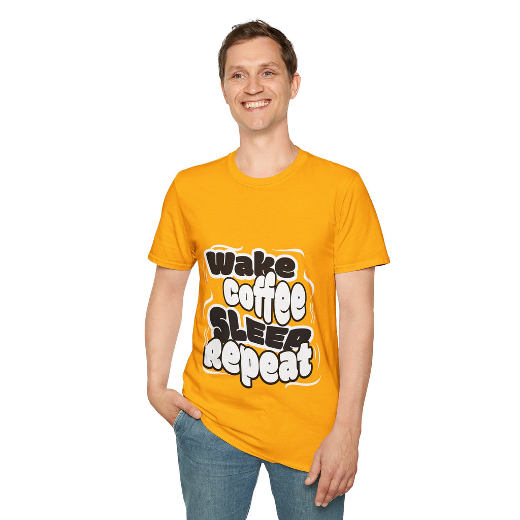 Wake Coffee Unisex Softstyle T-Shirt
