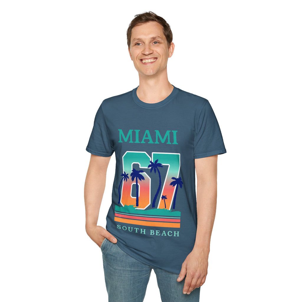 Miami South Beach Unisex Softstyle T-Shirt