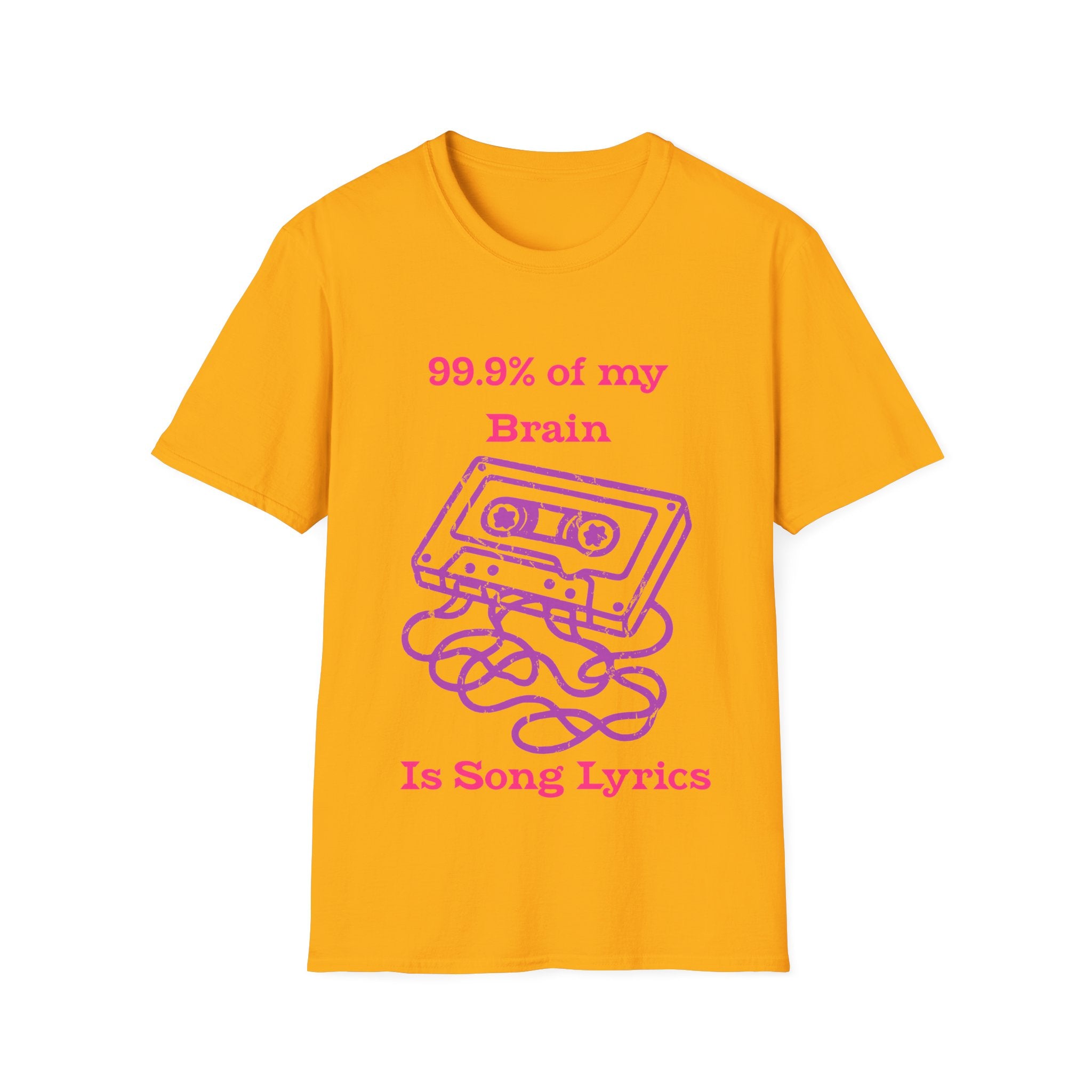 99.9% Lyrics Unisex Softstyle T-Shirt