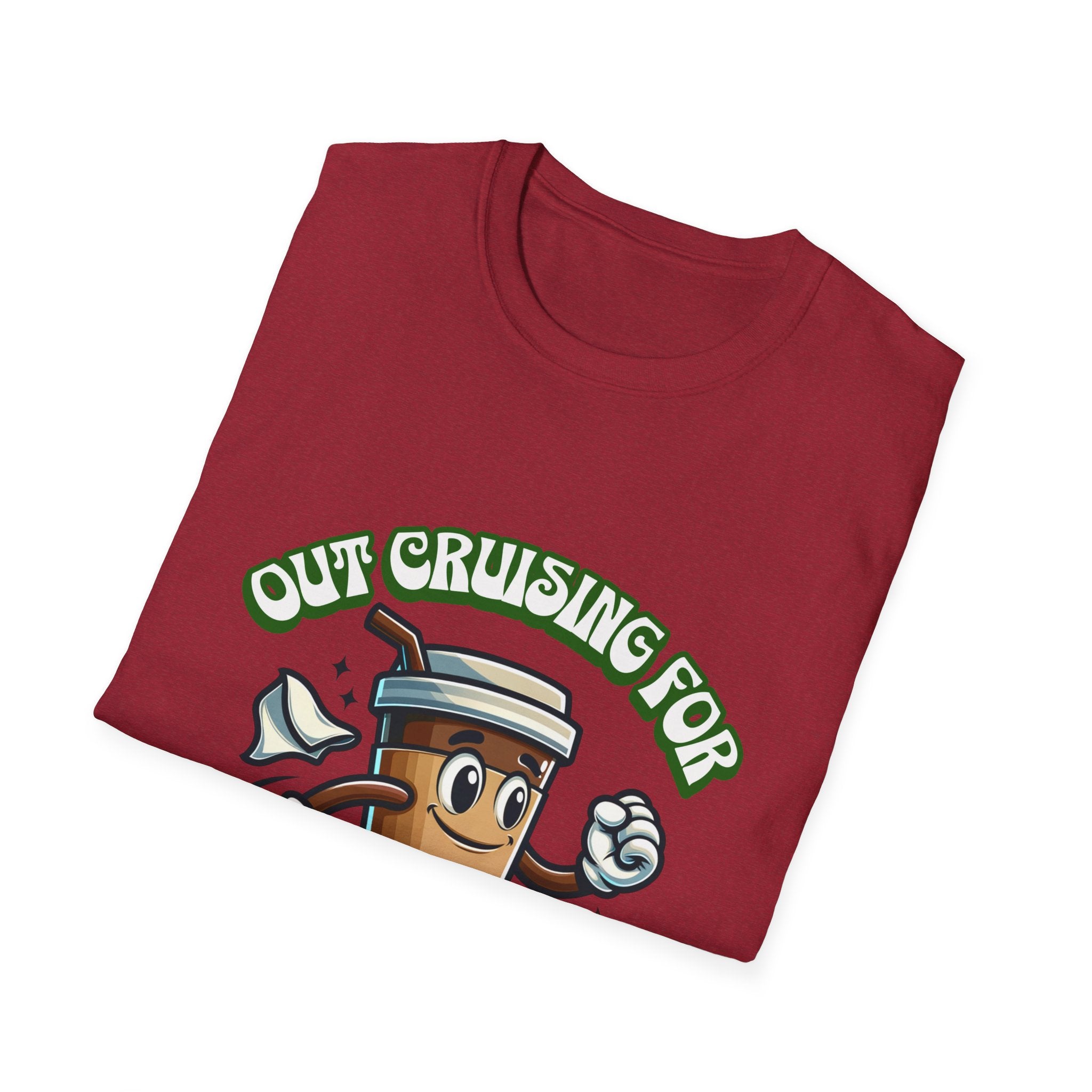 Cruising for Coffee Unisex Softstyle T-Shirt