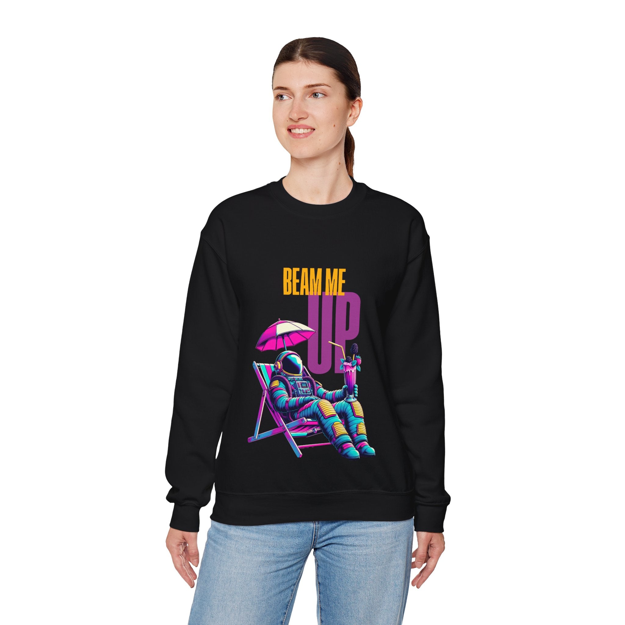 Beam Me Up Unisex Heavy Blend™ Crewneck Sweatshirt