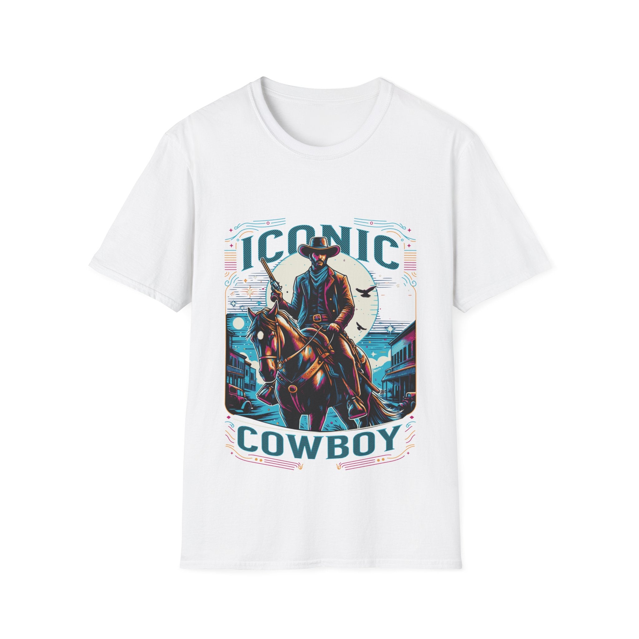 Iconic Cowboy Unisex Softstyle T-Shirt