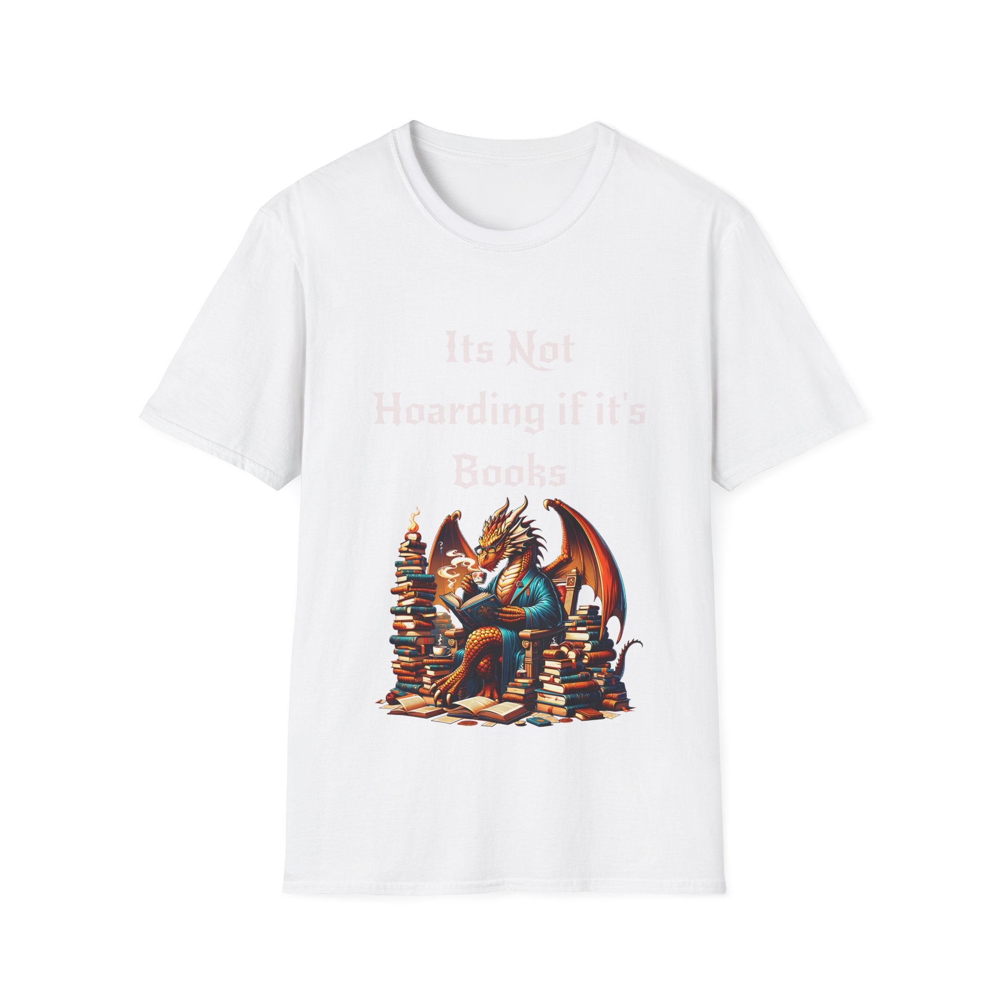 Hoarding Books Unisex Softstyle T-Shirt