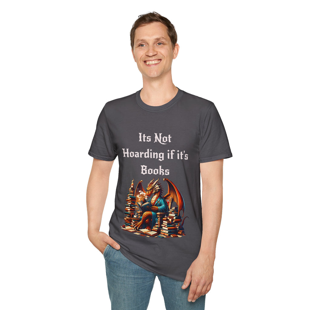Hoarding Books Unisex Softstyle T-Shirt