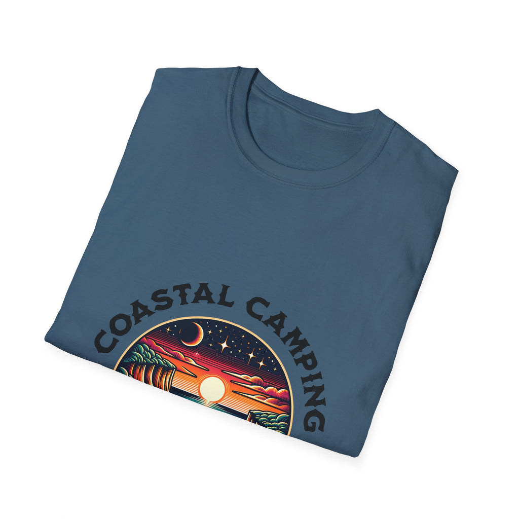 Coastal Camping Unisex Softstyle T-Shirt