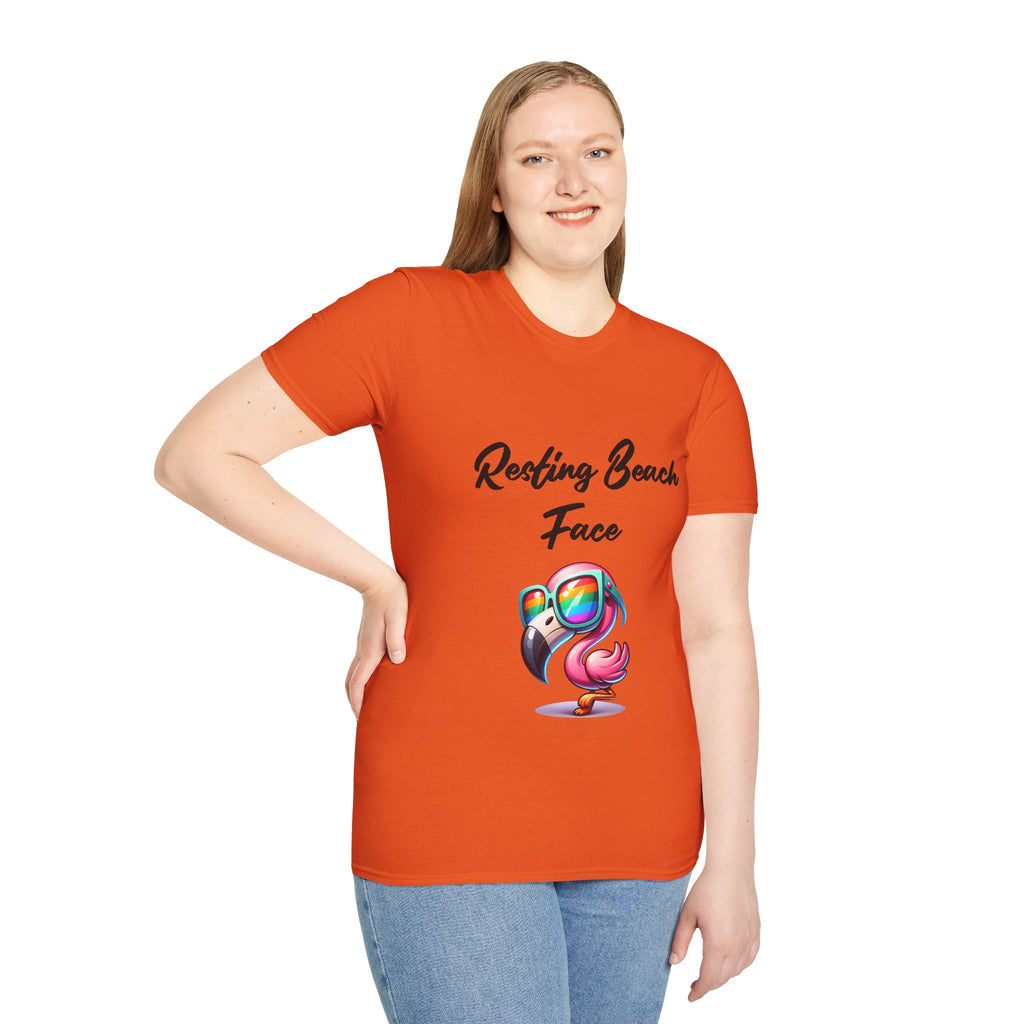 Beach Face Unisex Softstyle T-Shirt