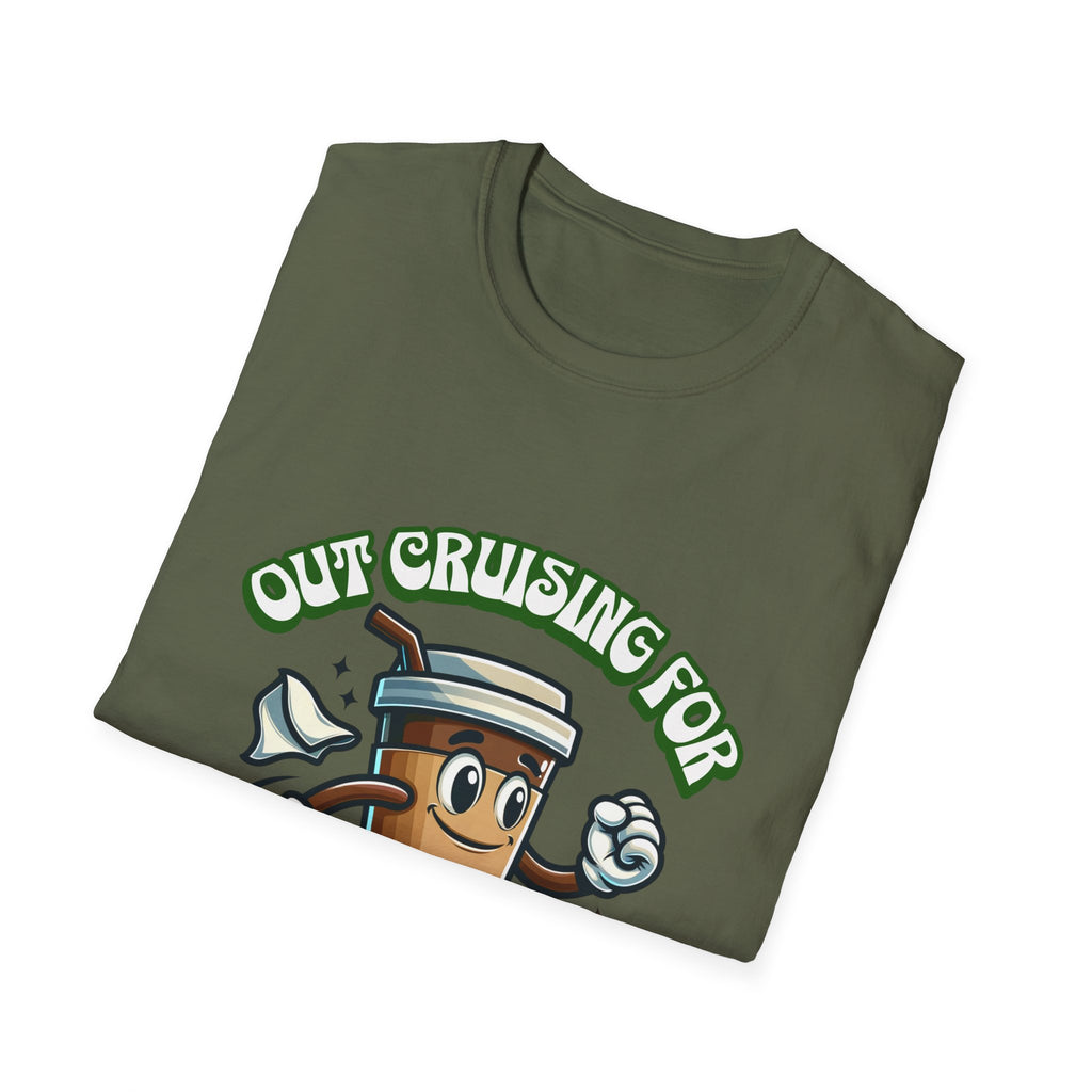 Cruising for Coffee Unisex Softstyle T-Shirt